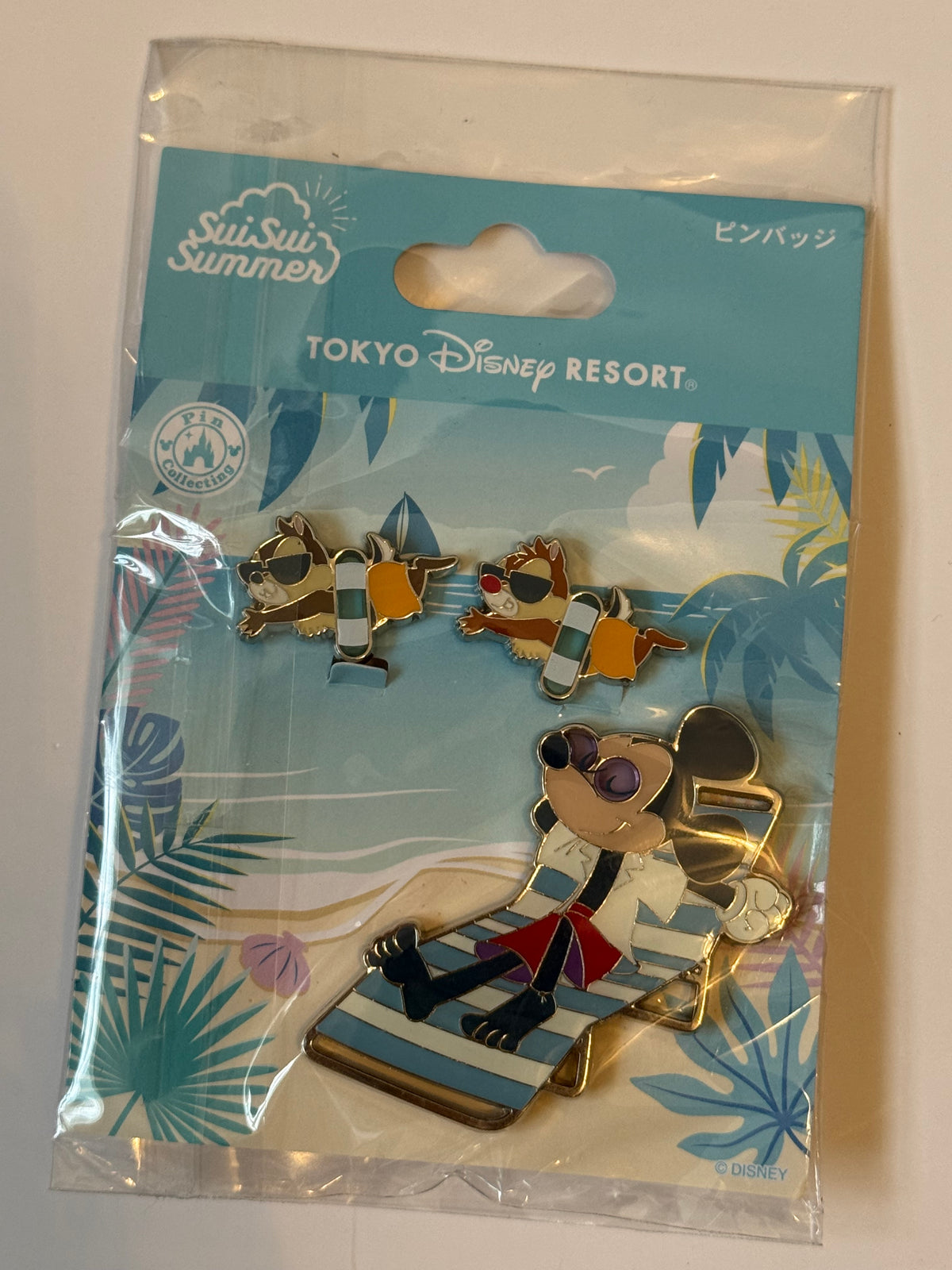 Tokyo Disney Resort Chip, Dale, Mickey Beach Day