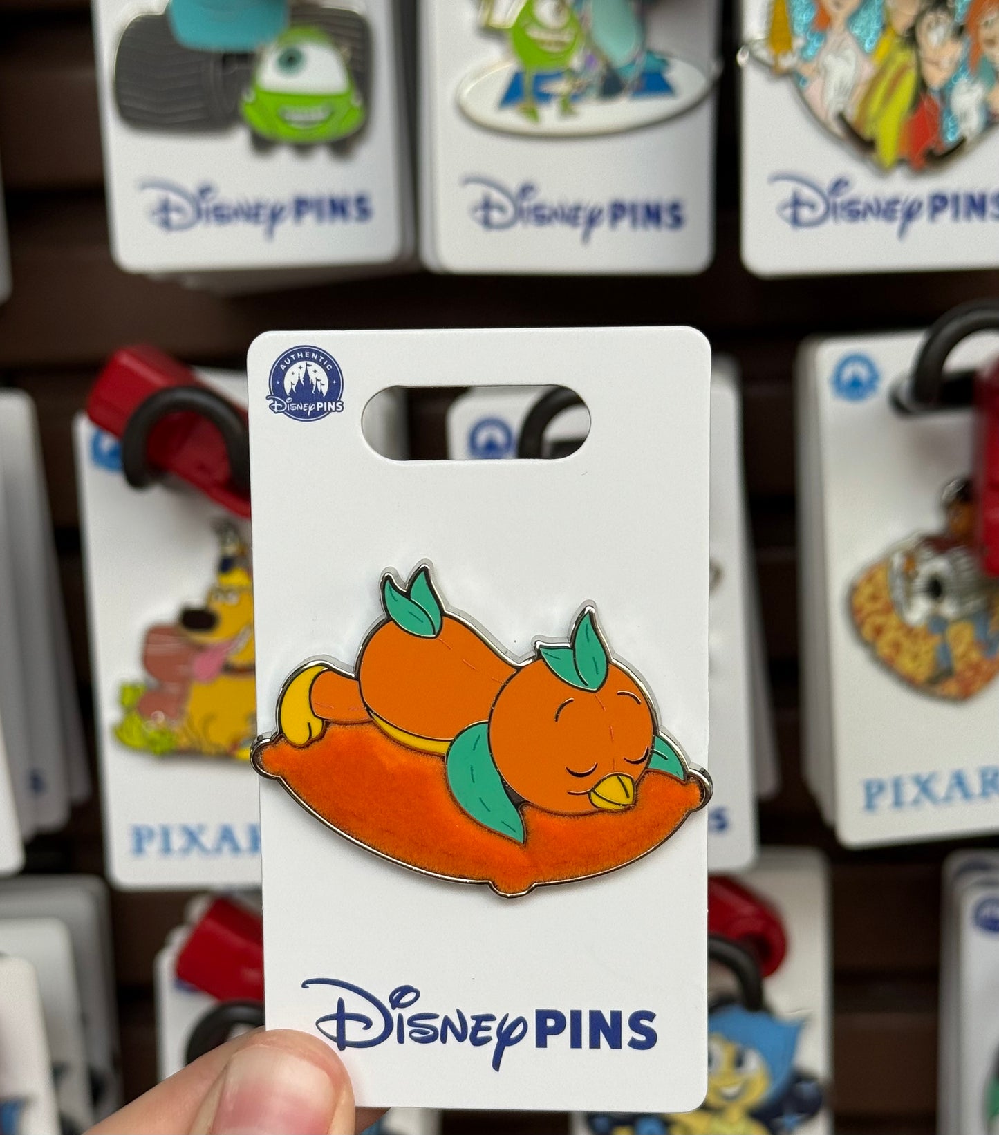 Sleeping Orange Bird