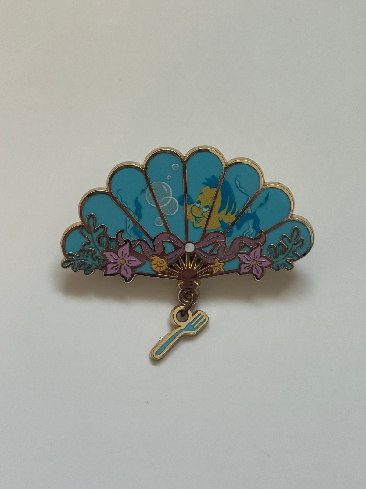 Little Mermaid Mystery Fan Monogram