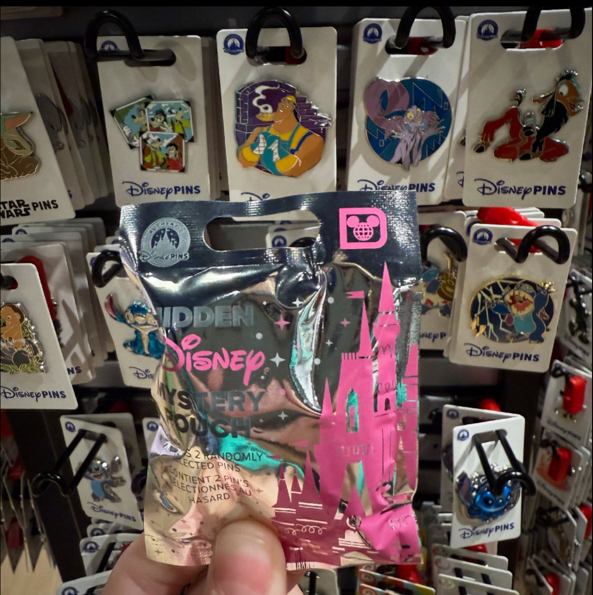 2025 Wave B Hidden Mickeys 2 Pins Per Bag