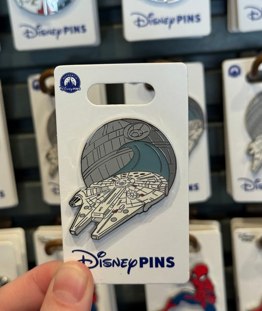 Millennium Falcon and the Death Star