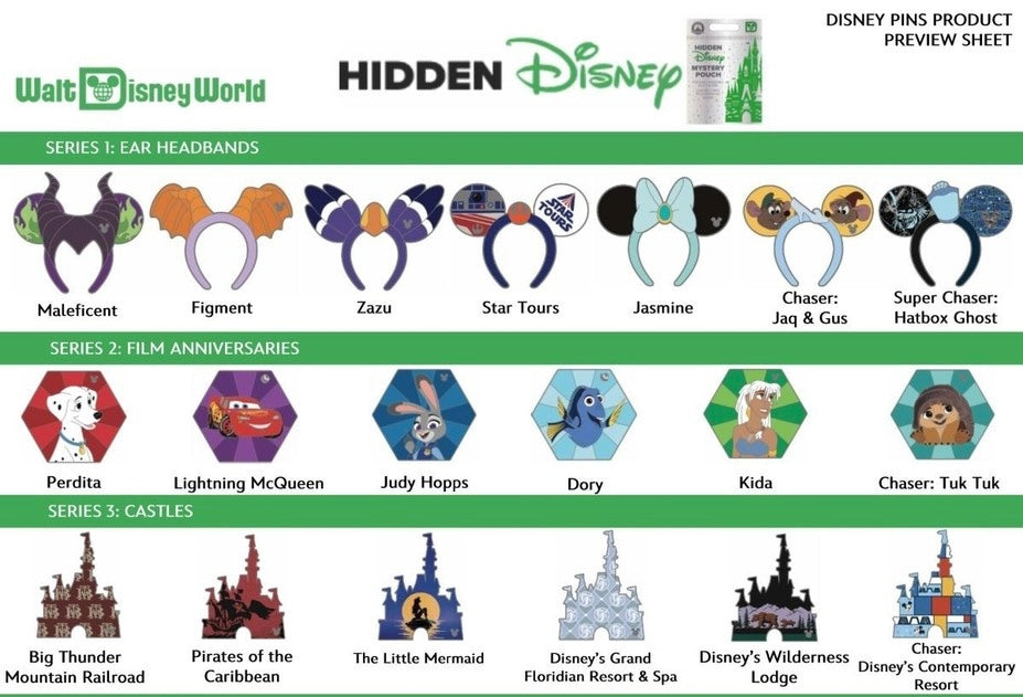 Ear Headbands~ Disney World Hidden Mickeys