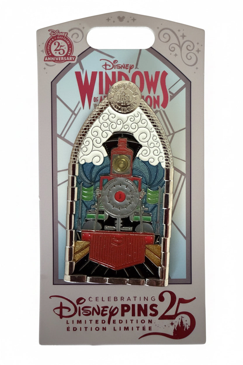 Disneyland Disney 2025 Windows of Attraction Railroad Train Pin LE 2500